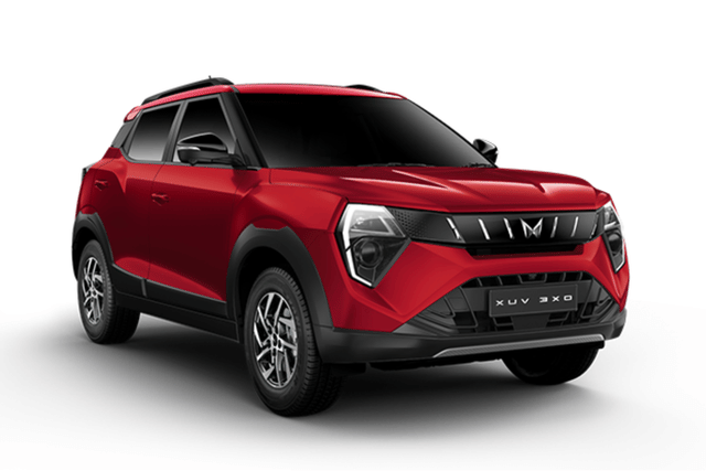 Mahindra Xuv 3xo Tango Red Color Image